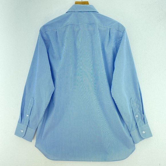 J. Crew Striped Blue Formal Button Up Shirt NWT - Picture 4 of 5